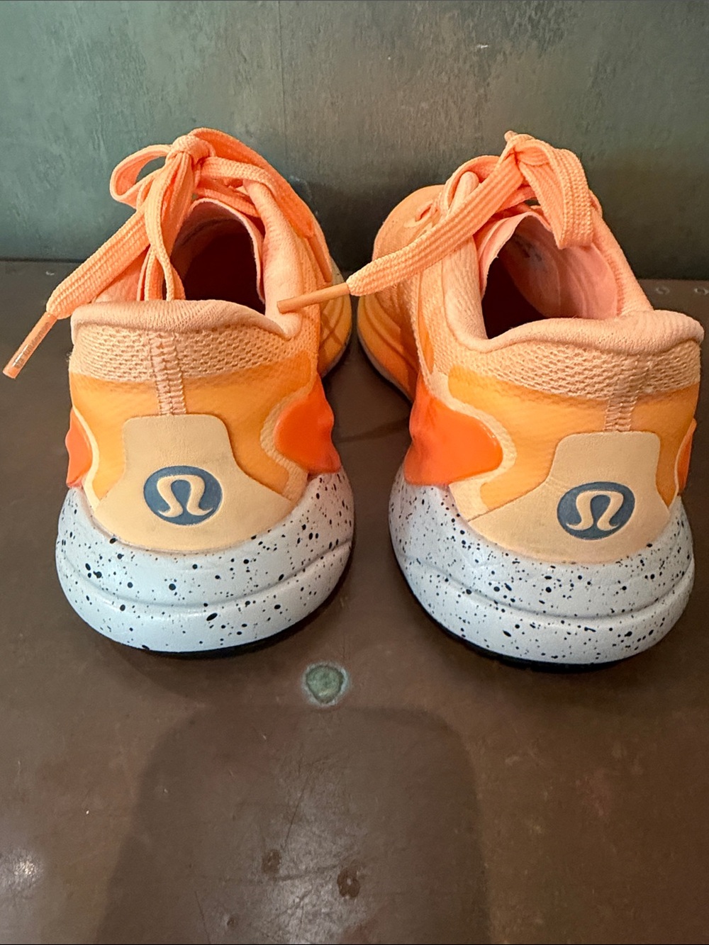 LuluLemon Women's  Blissfeel 2 Running Orange Running Sneakers - Picture 4 of 7